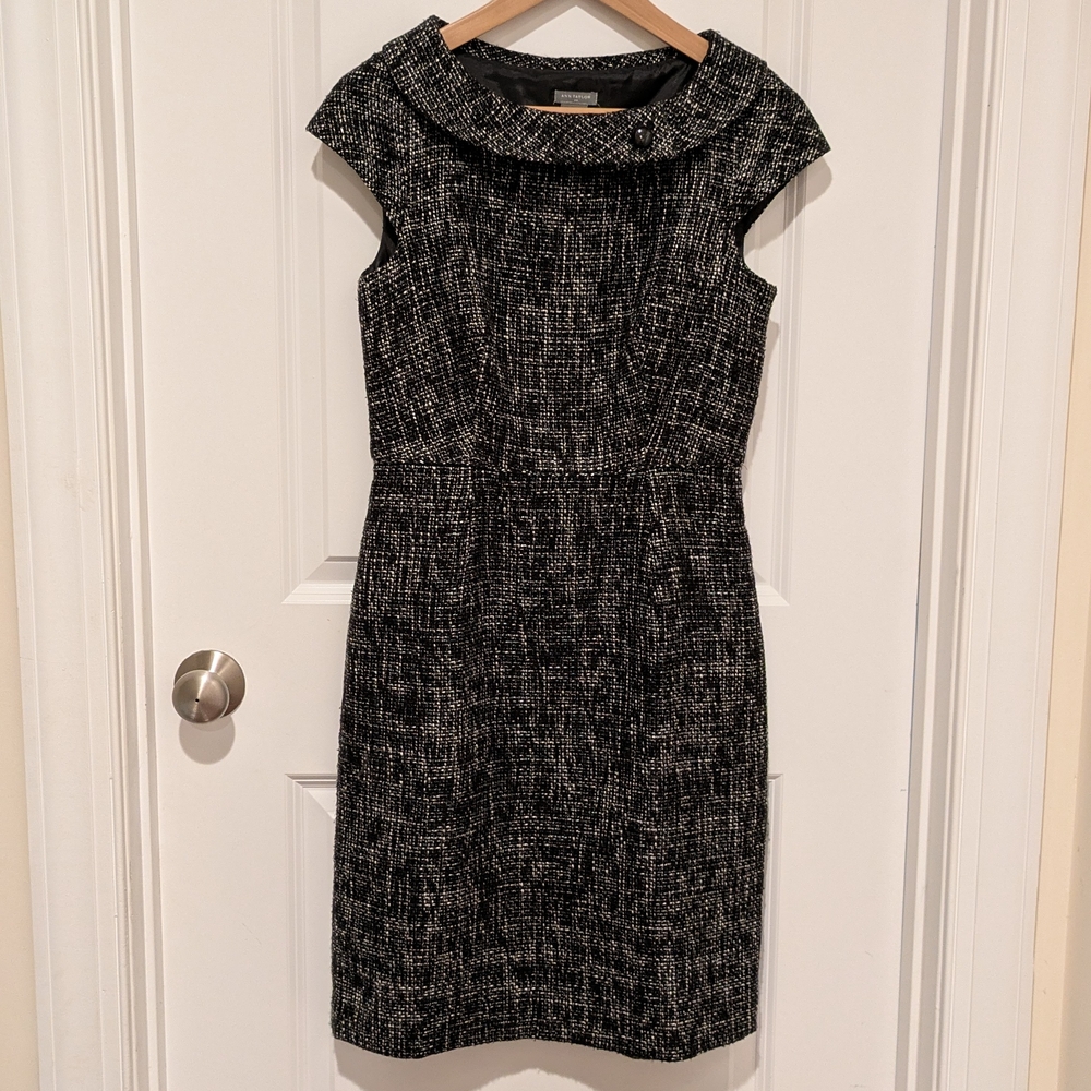Ann Taylor Black and White Dress